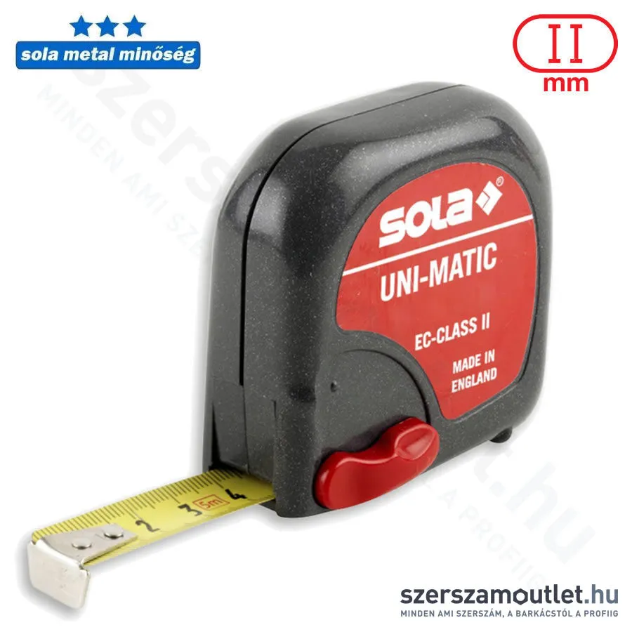 SOLA UNI-MATIC UM 3 Mérőszalag 3m×16mm (UM 3) (50012501)