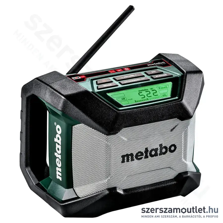 METABO R 12-18 BT Akkus Bluetooth rádió + hálózati adapter (Akku és töltő nélkül!) (600777850)