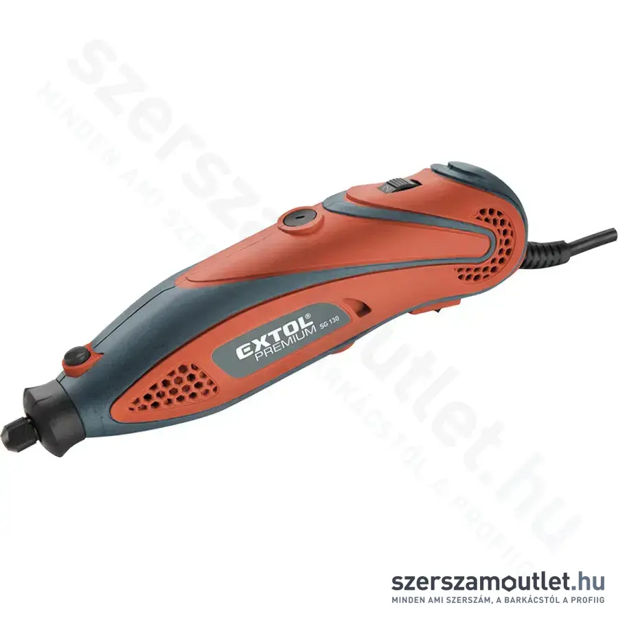 EXTOL Mini köszörű és fúrógép + tartozékok (130W)