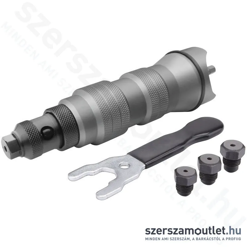 FORTUM Adapter készlet popszegecsekhez, fúrógépbe fogható 1/4" (2,4-4,8mm)