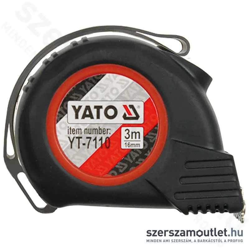 YATO Mérőszalag, acél 3m/16mm (YT-7110)