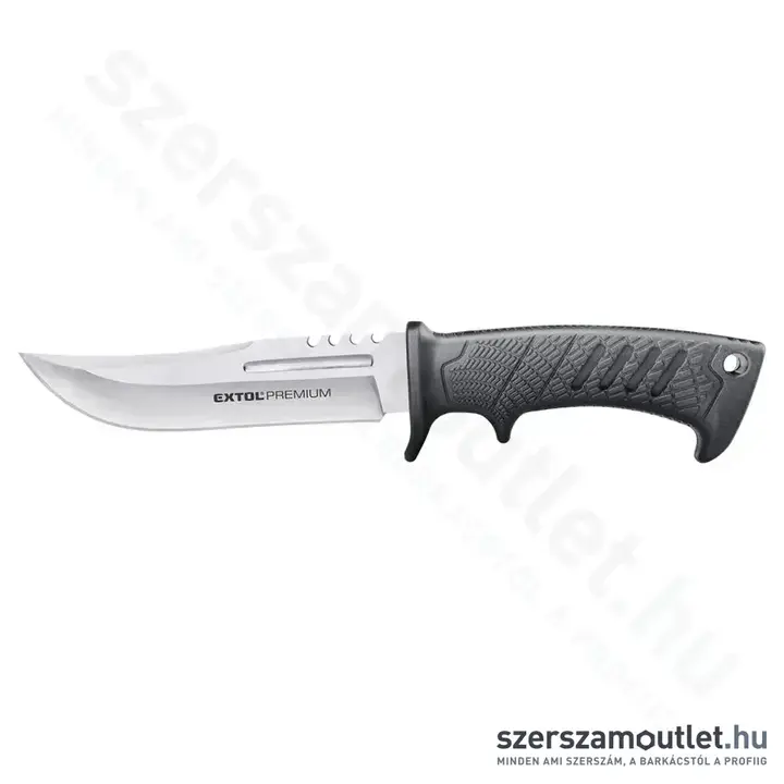 EXTOL Vadász és túrakés, rozsdamentes acél penge 275mm