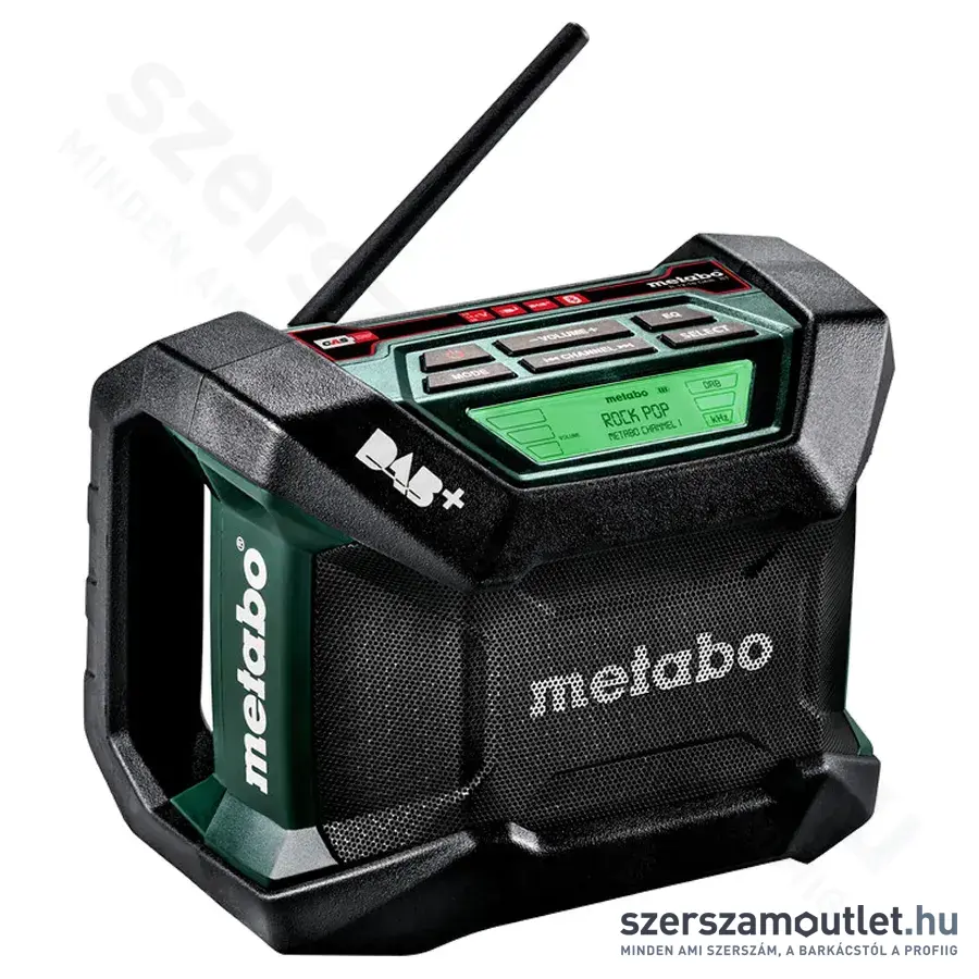 METABO R 12-18 DAB+ BT Akkus rádió + hálózati adapter (Akku és töltő nélkül) (600778850)