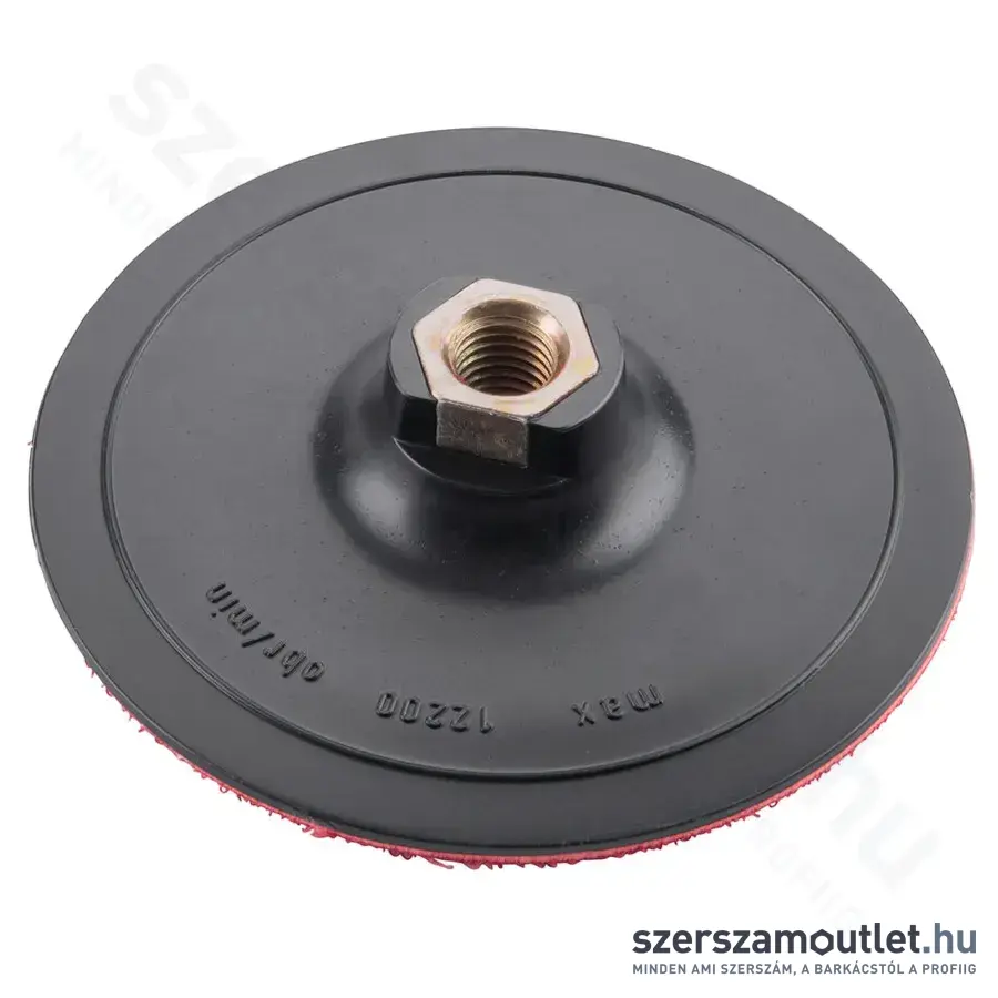 EXTOL Gumitányér sarokcsiszolóhoz, tépőzáras 125mm