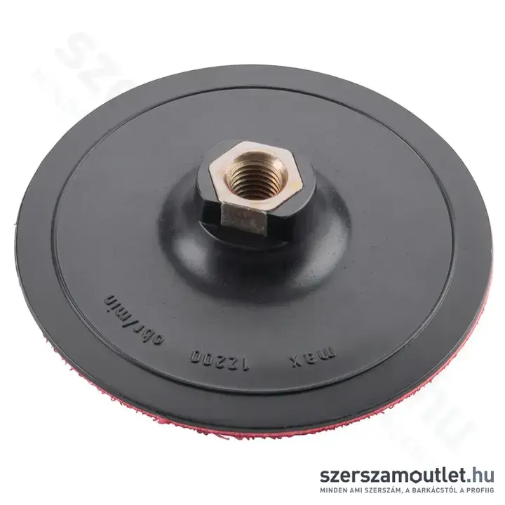 EXTOL Gumitányér sarokcsiszolóhoz, tépőzáras 125mm