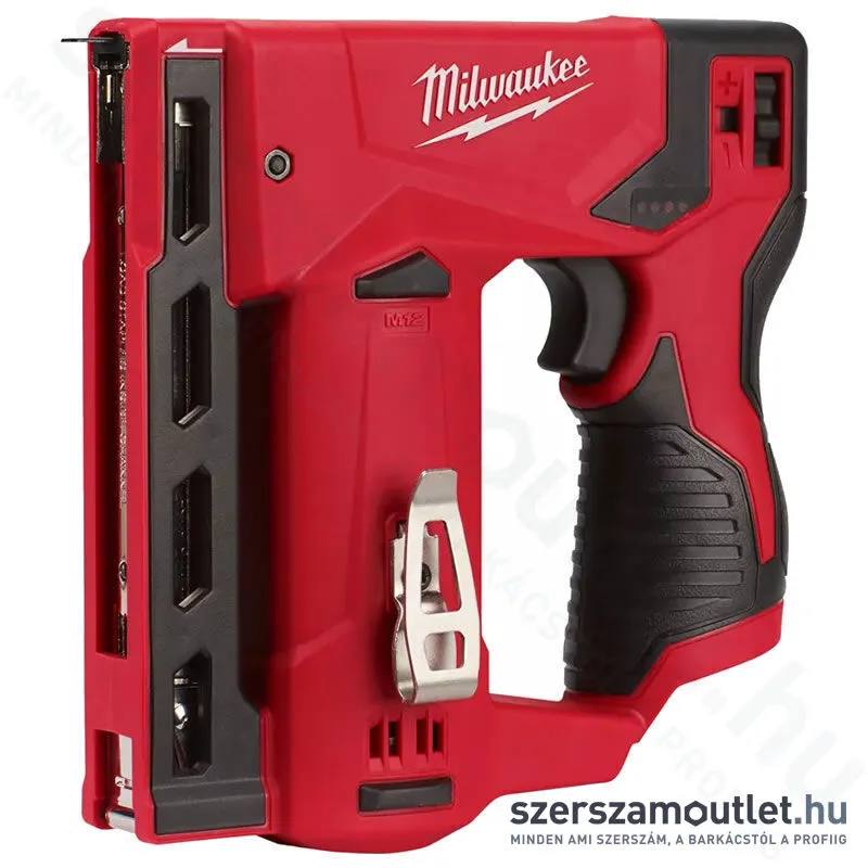 MILWAUKEE M12 BST-0 Akkus kapcsozó (12V) (Akku és töltő nélkül!) (4933459634)