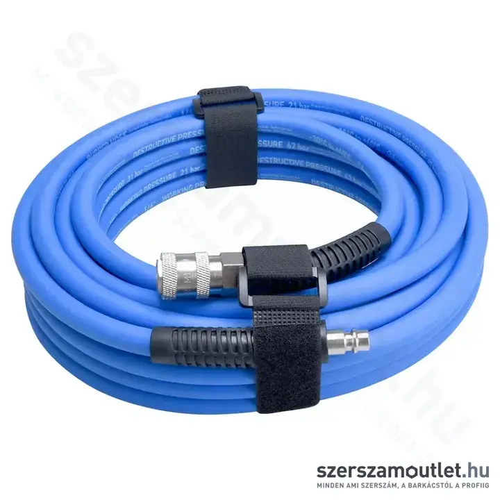 EXTOL Légtömlő egyenes 10m, 1/4"