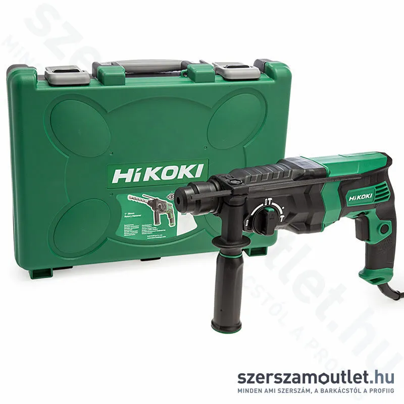 HIKOKI DH26PC2 Fúró-vésőkalapács kofferben SDS-Plus (830W/2,9J)