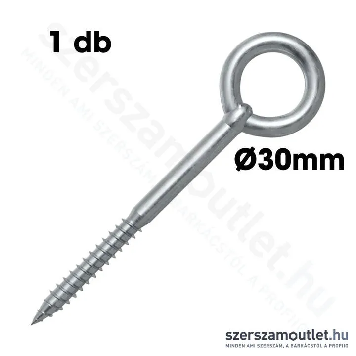 FISCHER GS Szemes facsavar 10x160mm, szemátmérő 30mm [1db] (80929)