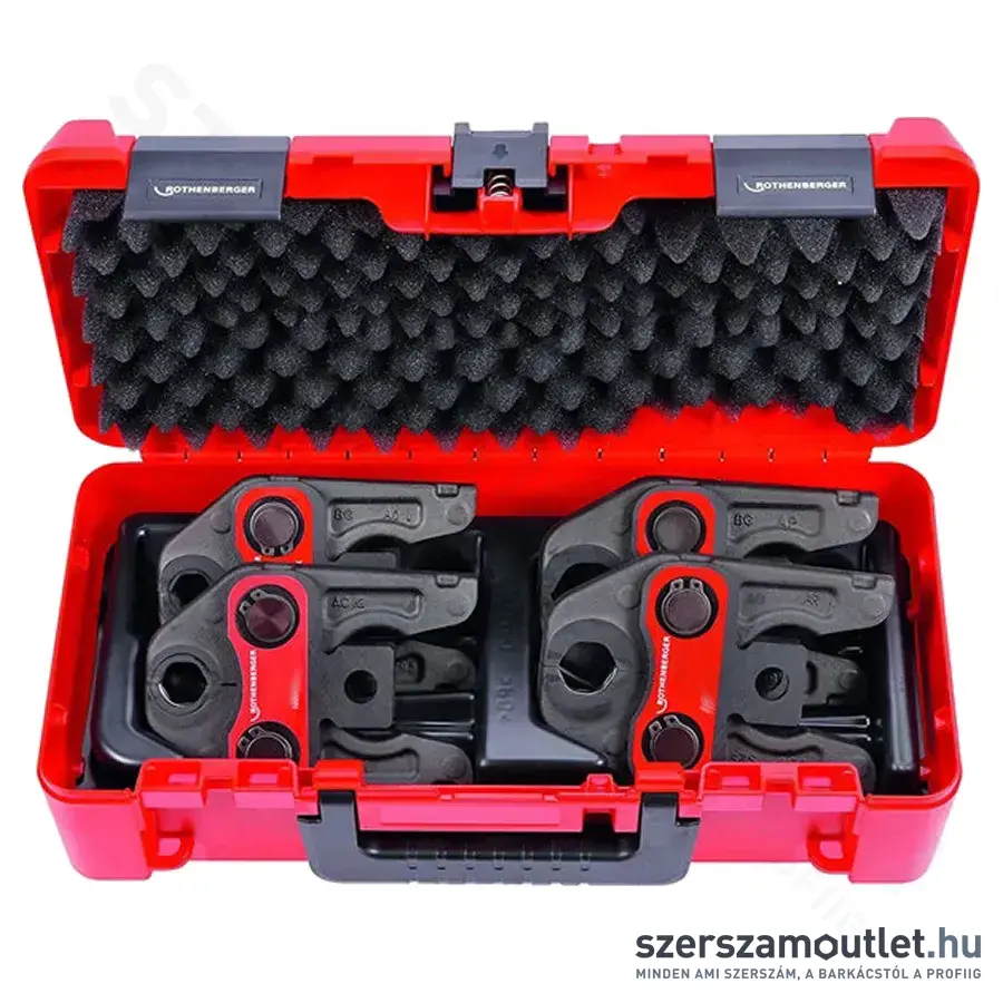ROTHENBERGER Standard préspofa készlet TH16-20-26-32+Rocase (ötrétegűhöz)