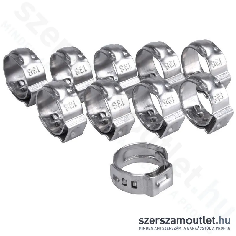 EXTOL Csőbilincs készlet, roppantós 17,8-21mm, 1/2"-os légtömlőhöz