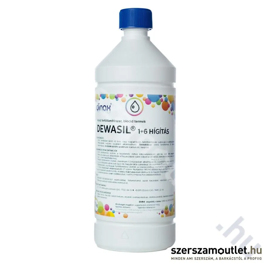 DEWASIL 1+6 felületi fertőtlenítő, baktérium és vírusölőszer (1kg)