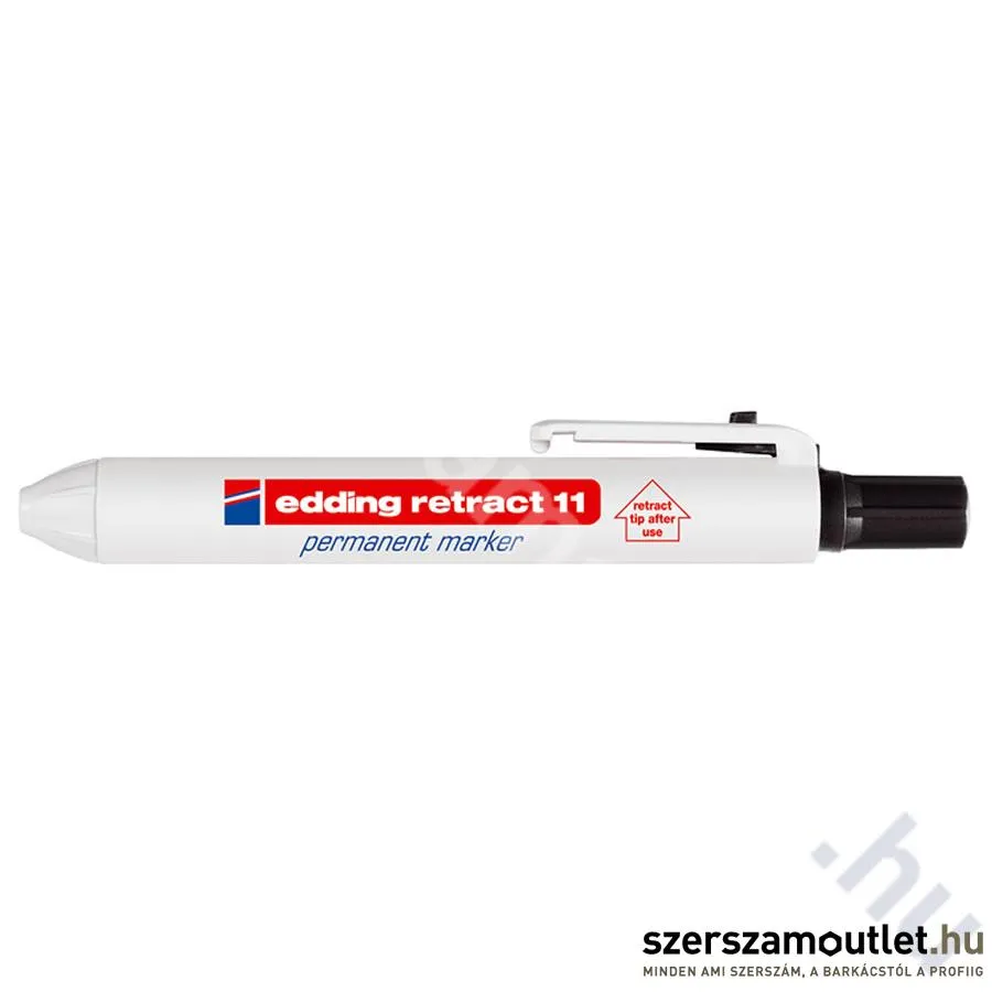 EDDING retract 11 permanent marker fekete d10