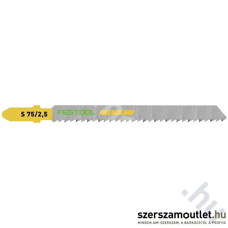 FESTOOL Szúrófűrészlap faanyagokhoz, finom tiszta vágás S 75/2,5 (1db)