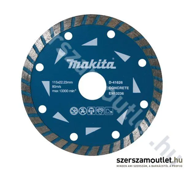 MAKITA Gyémánttárcsa 115mm TURBO (D-41626)