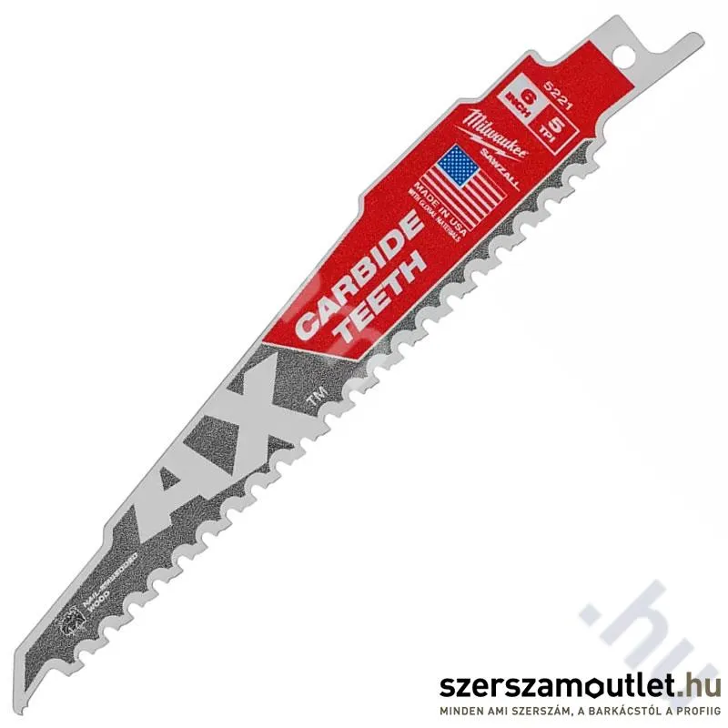 MILWAUKEE AX CARBIDE orrfűrészlap TCT AX 150mm (1db) (48475221)