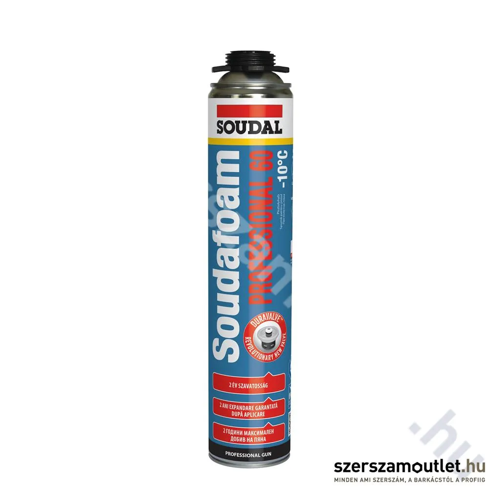 SOUDAL purhab (pisztoly) TÉLI 750ml (pisztoly) Professional (108896)