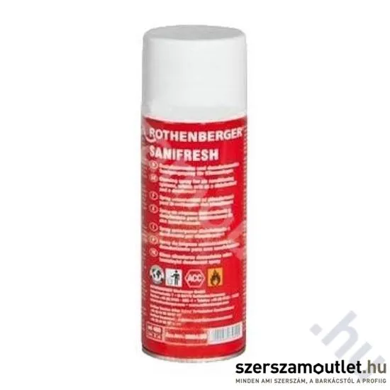 ROTHENBERGER SANIFRESH klímatisztító, fertőtlenítő, szagtalanító spray 400ml